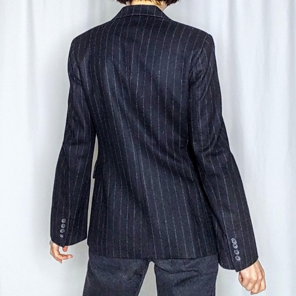 SOLD Y2K pinstripe vintage blazer - Picture 4 of 7